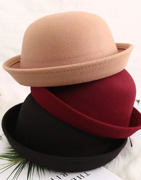 Unisex Bowler Stylish Kids Hat