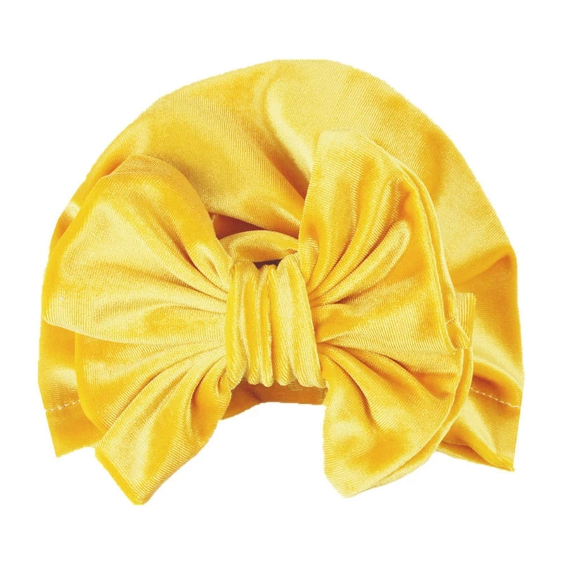 Velvet Bow Turbans