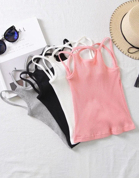 Girls Cross Back Vests