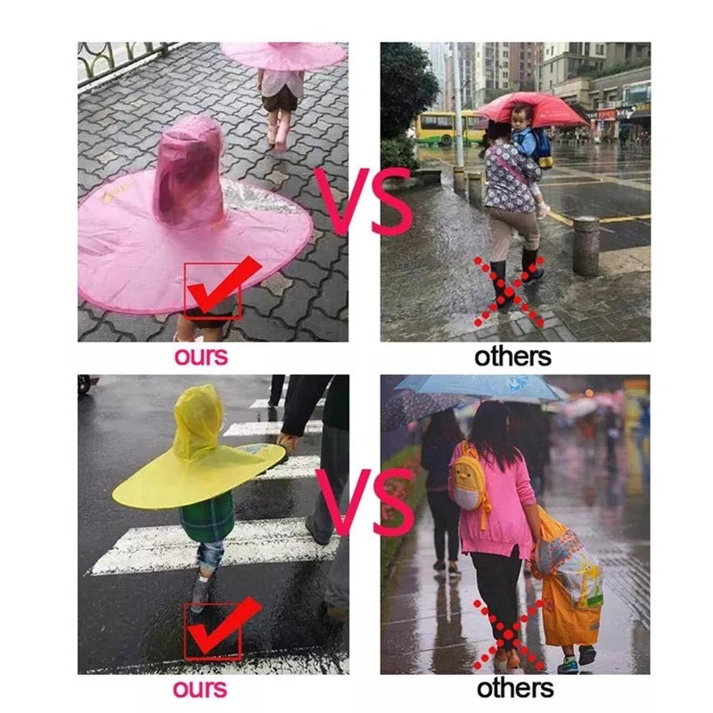 Cute Duck Wear-on Hands-free Umbrellas