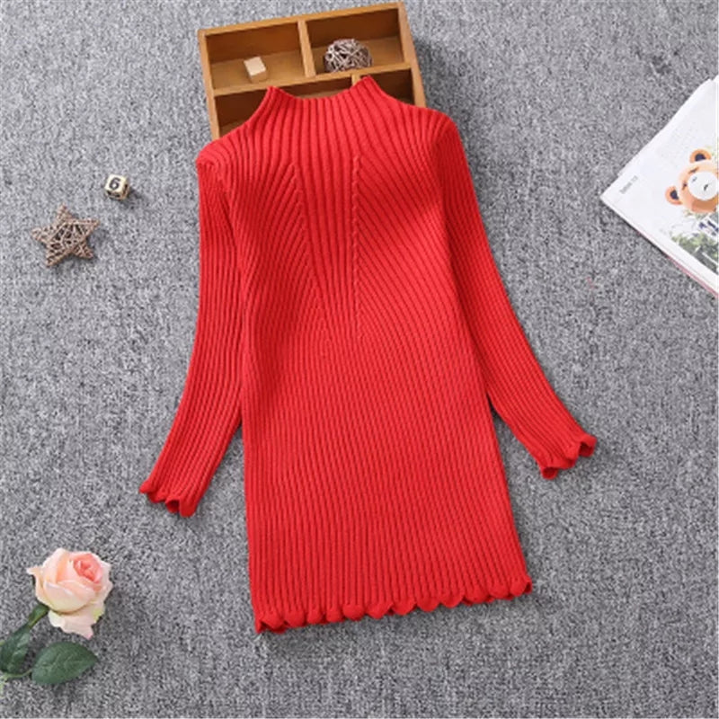 Turtle Neck Sweater Gown