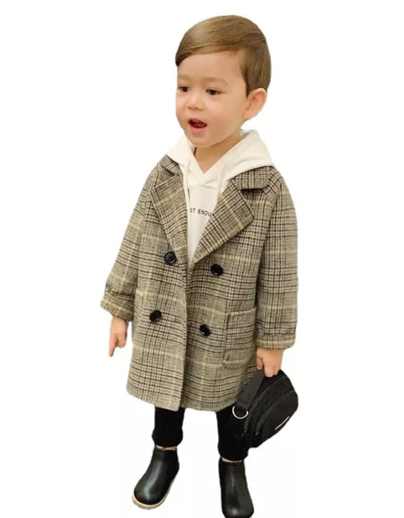 CLASSIC PLAID TRENCH COAT / JACKET