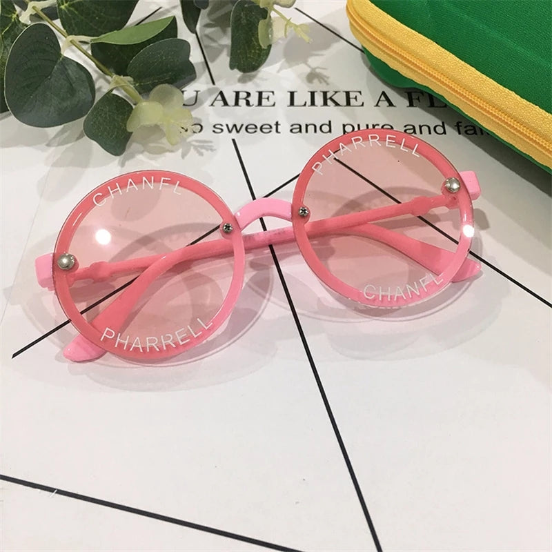 CHANEL INSPIRED ROUND KIDS GLASSES