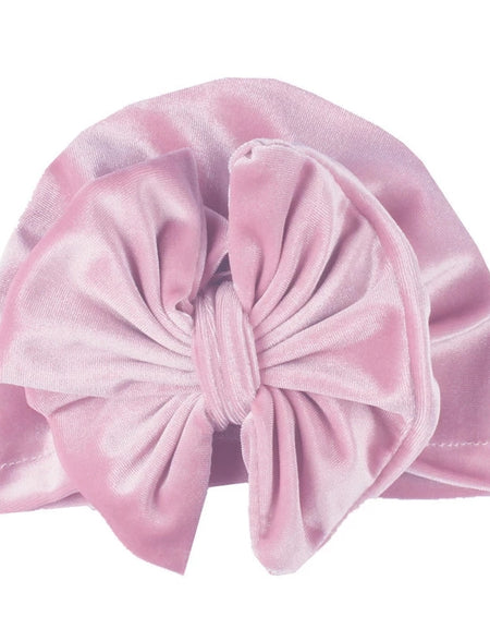Velvet Bow Turbans