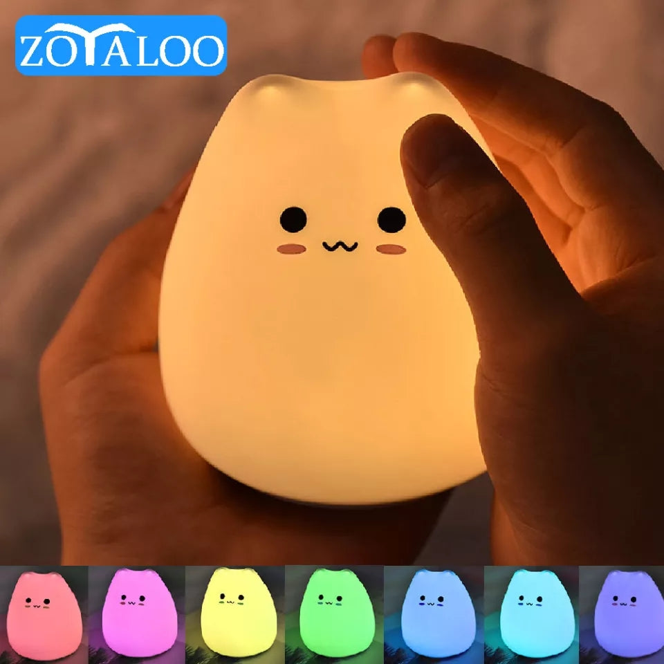 Kids Silicone Rechargeable Night Lamp