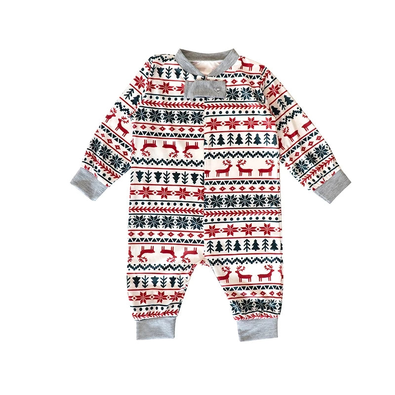 2pieces Rudolph Family Christmas Pyjamas Set