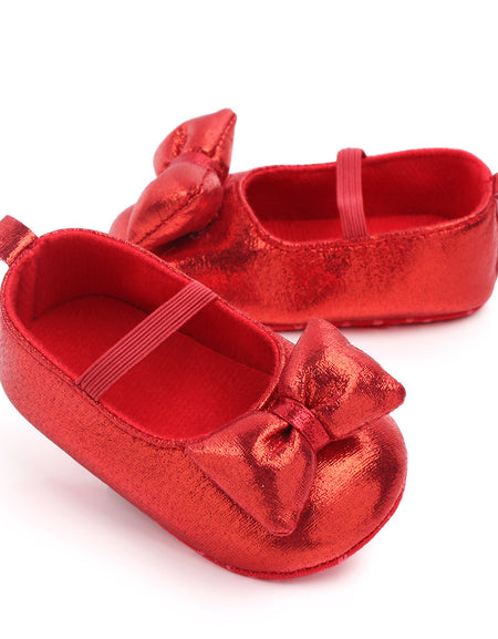 Puffy Bow Lace up shoes