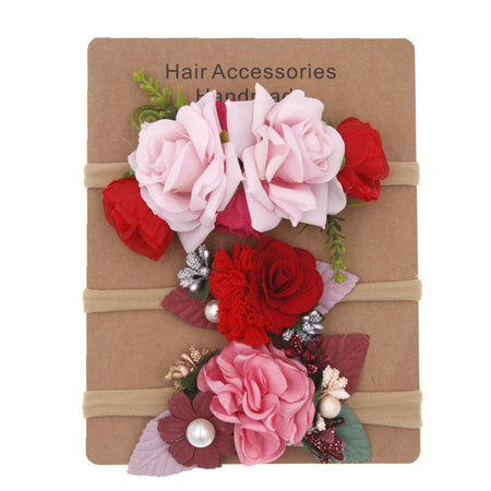 Embellished Statement Flower 3in1 Headband Sets