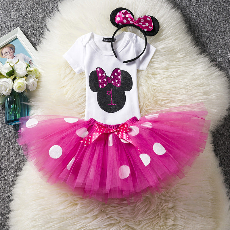 Minnie Mouse Inspired First Birthday Outfit xoxobyRiley Minnie Mouse Inspired First Birthday Outfit xoxobyRiley