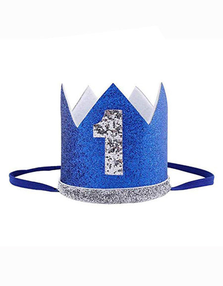 Glitter Number Birthday Crown