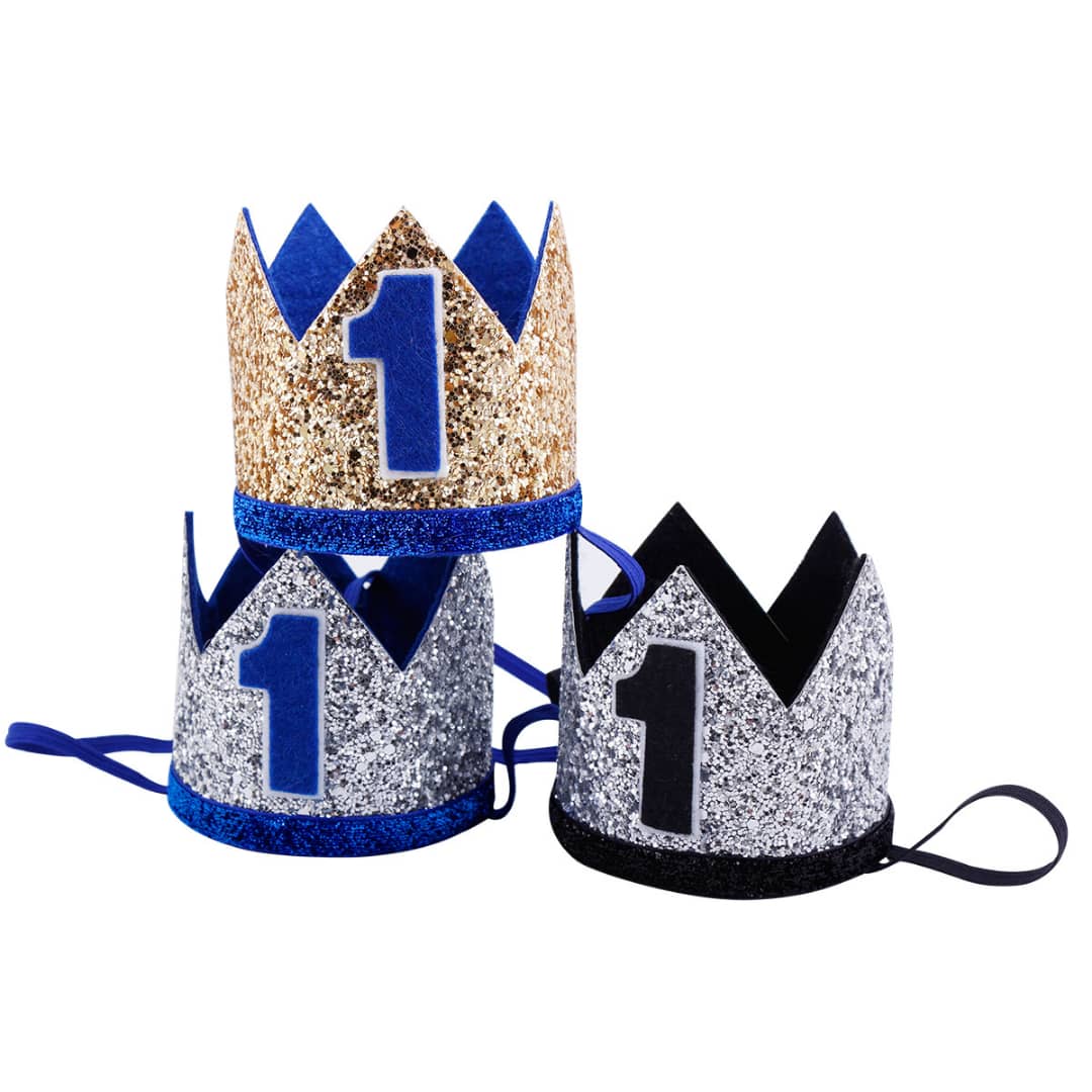 Glitter Number Birthday Crown