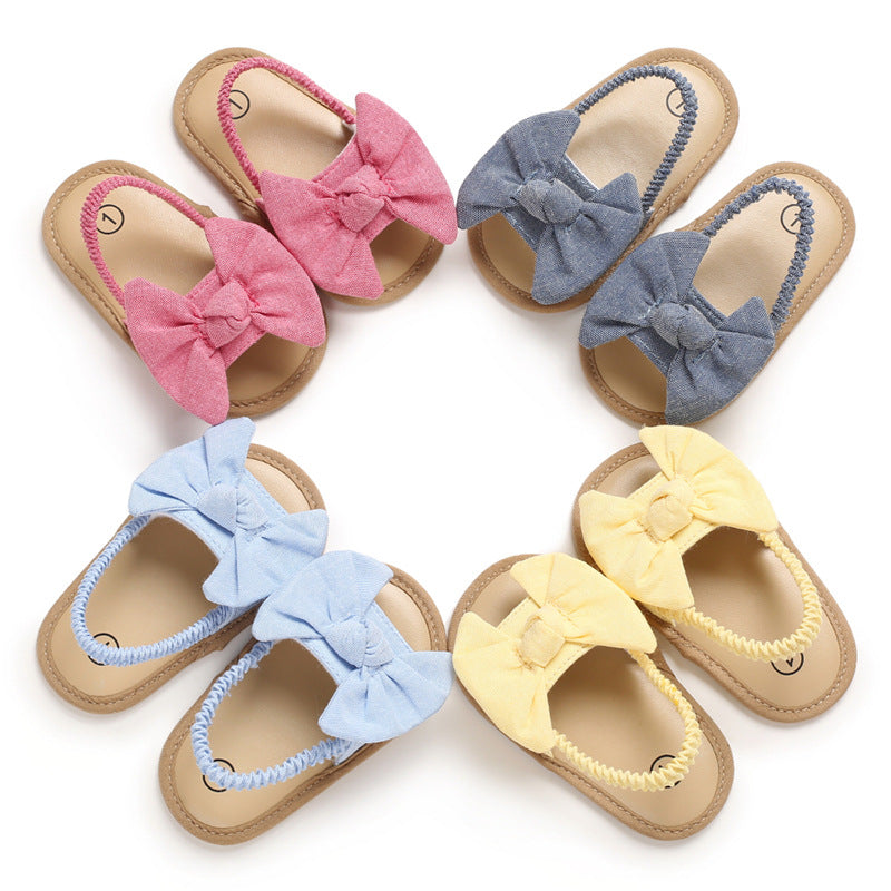 LARGE BOW SANDALS