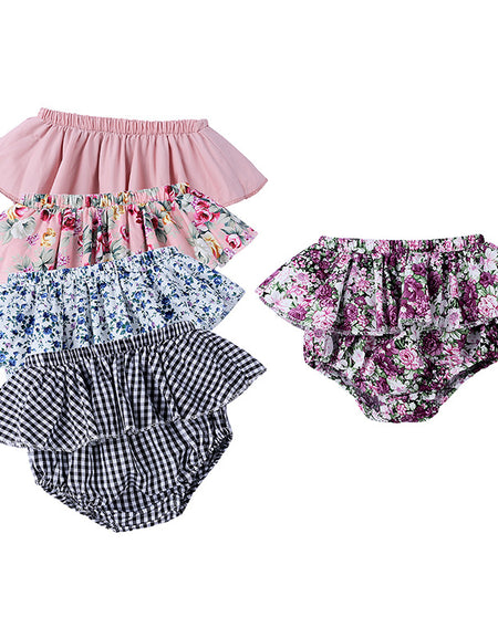 Cute Baby Girl Frill Bloomers / Shorts