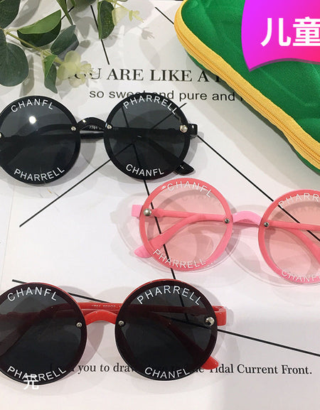 CHANEL INSPIRED ROUND KIDS GLASSES