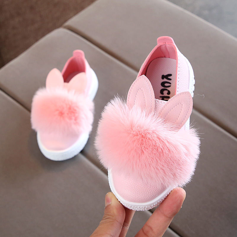 Cute Fluffy Bunny Sneakers