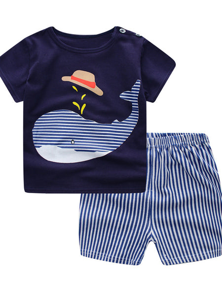 2piece T-shirt & Shorts Set