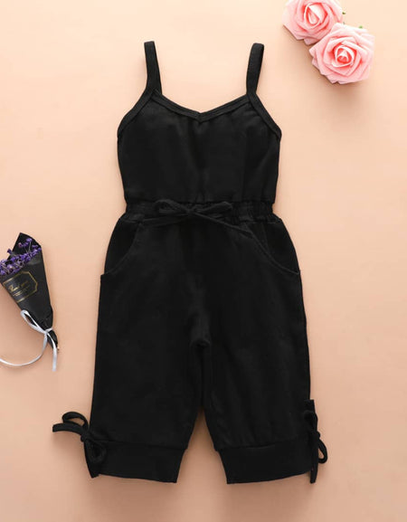 Waist Tie Spag Jumpsuit