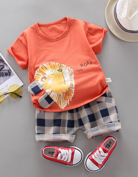 LION ROAR 2piece T-shirt & Short set