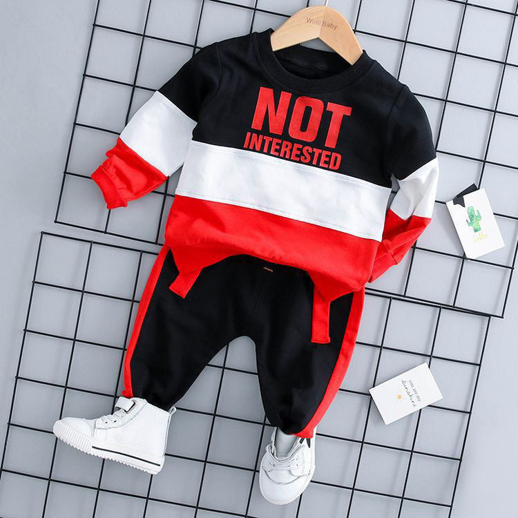 Not Interested Long sleeved Top & Pants 2 piece Set