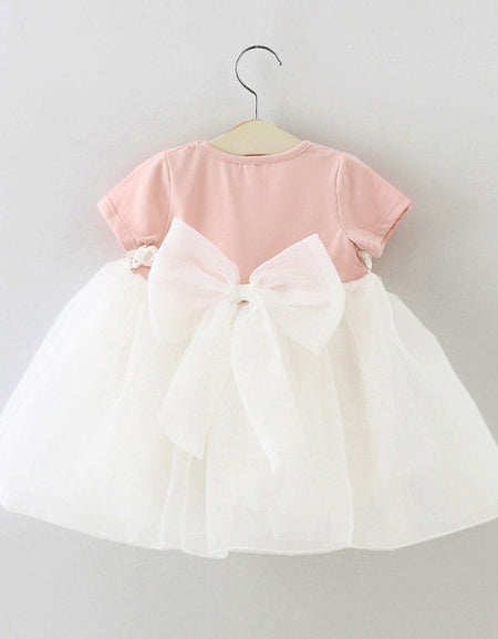 Applique Waist Tulle Dress