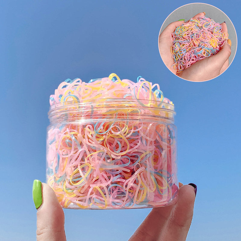 Candy Color Elastic Hair Rings