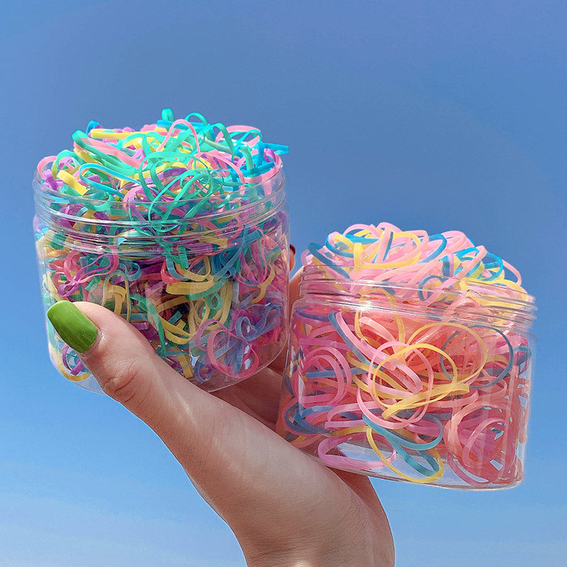 Candy Color Elastic Hair Rings