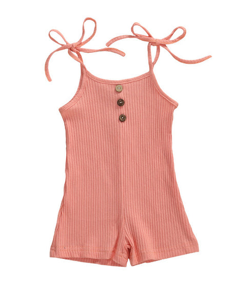 Button Detail Playsuit