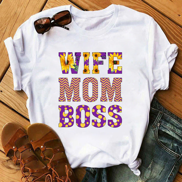 Wife Mom Boss Tshirt
