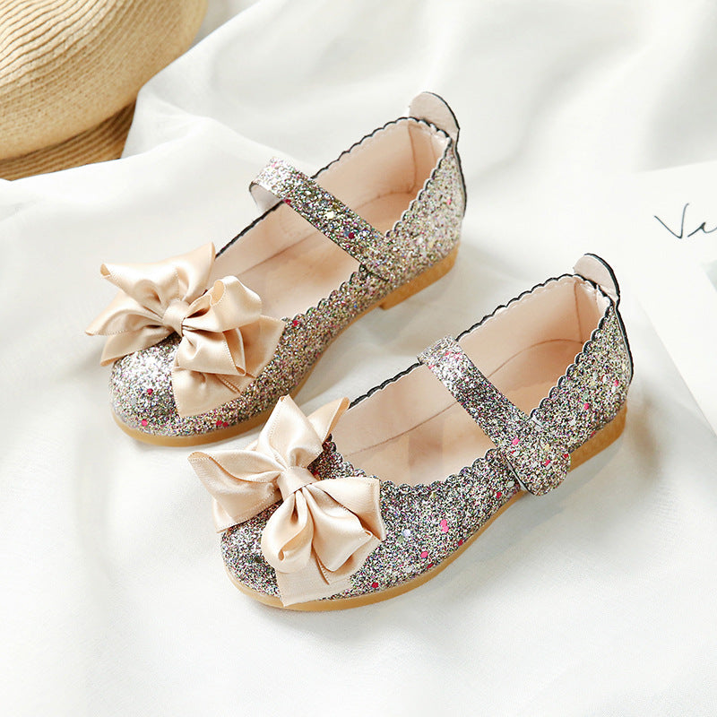 Glitter Filled Double Bow Shoe