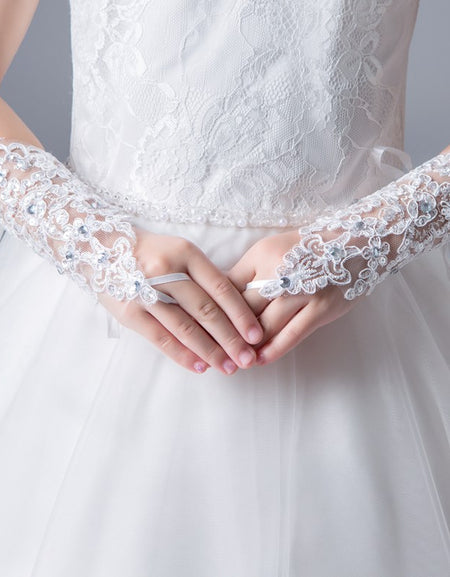 PRINCESS EMBROIDERED GLOVES