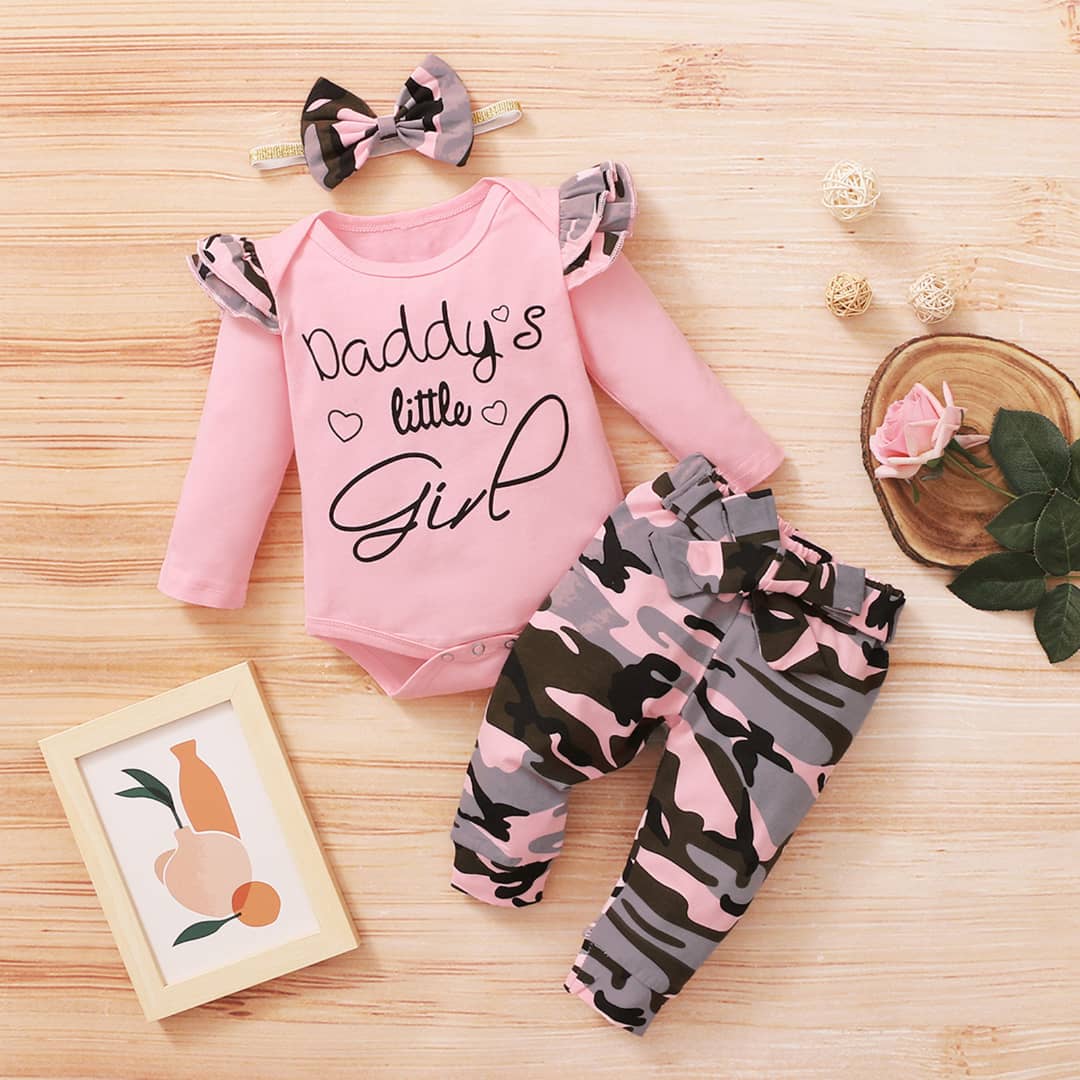 Daddy's Little Girl Camo Set