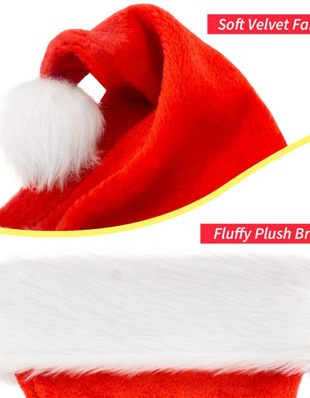 Fluffy Christmas / Santa Hat ( Kids and Adult)