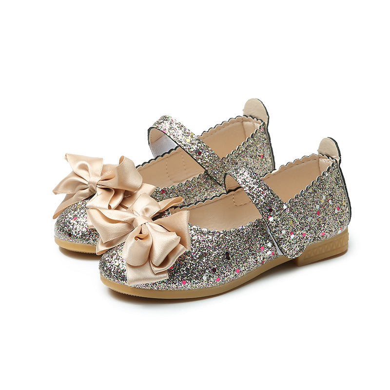 Glitter Filled Double Bow Shoe