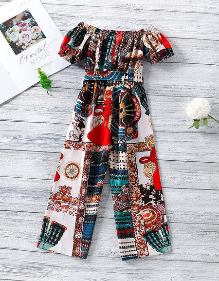 Offshoulder Stylish Girl Jumpsuit