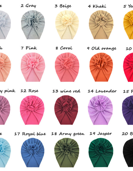 Cute Ruffle Ball Turban / Cap