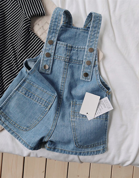 Funky Short Denim Dungarees - Unisex