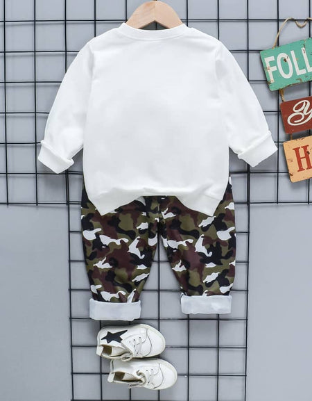 LAD LIKE DAD 2PIECE CAMO SET
