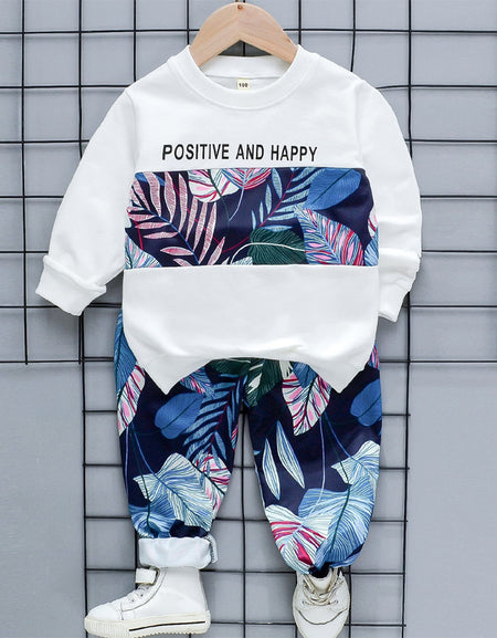 POSITIVE & HAPPY PATCHWORK 2PIECE SET