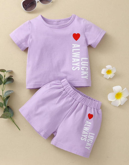 ALWAYS LUCKY 2PIECE HEART SET