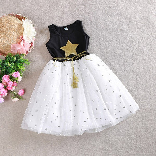 Sleeveless Shimmer Star Dress