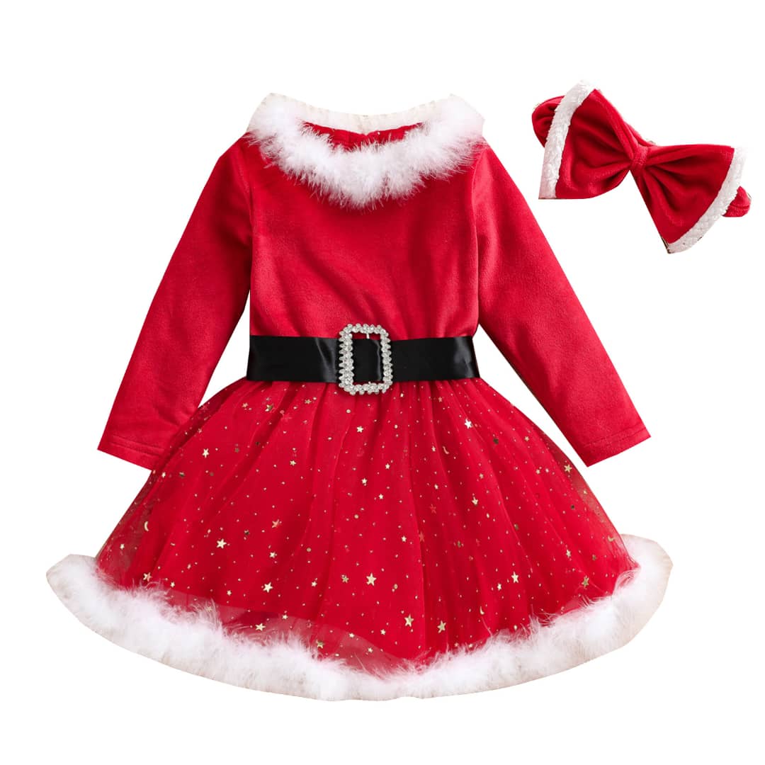 Shine & Shimmer Princess Christmas Dress