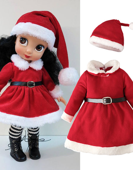 Princess Santa Dress and Hat set
