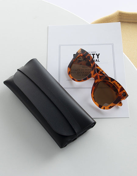 Sunglasses Leather Purse