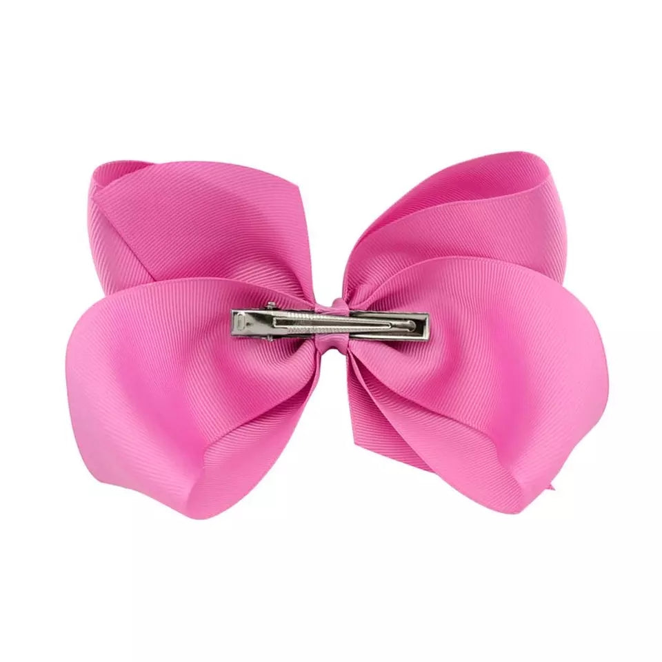LARGE TWINED BOW HAIR CLIPS