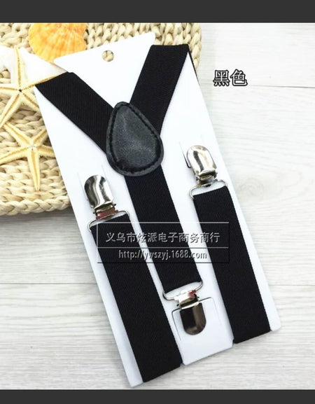 Solid Color Suspenders