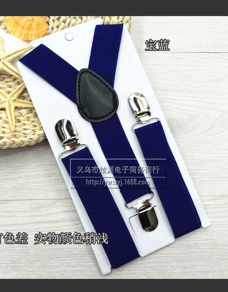 Solid Color Suspenders