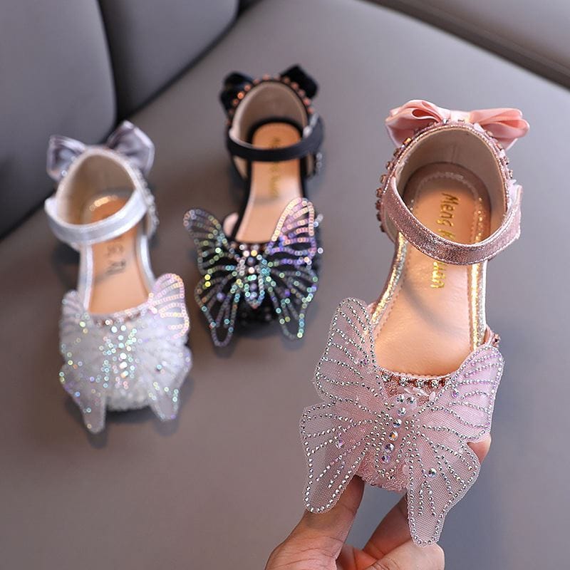 BUTTERFLY HEEL BOW SHOES
