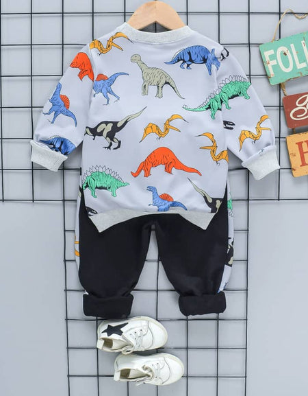 Dinosaurs 2piece Sweatshirt & Pants Set