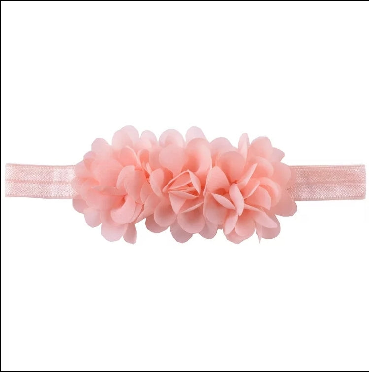 Ruffle Rose Headband