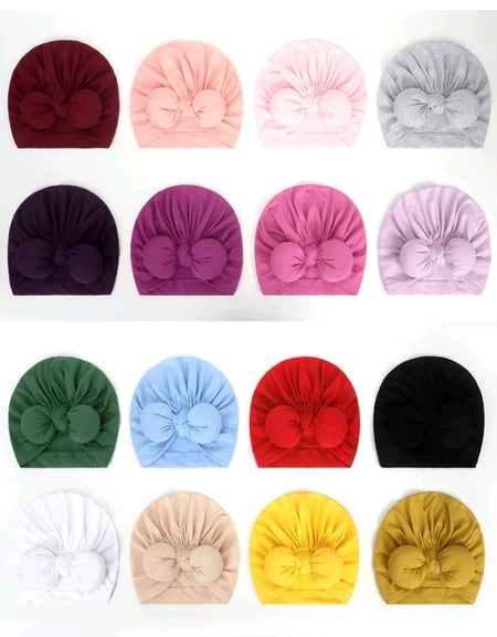 Puffy Bowknot Turban